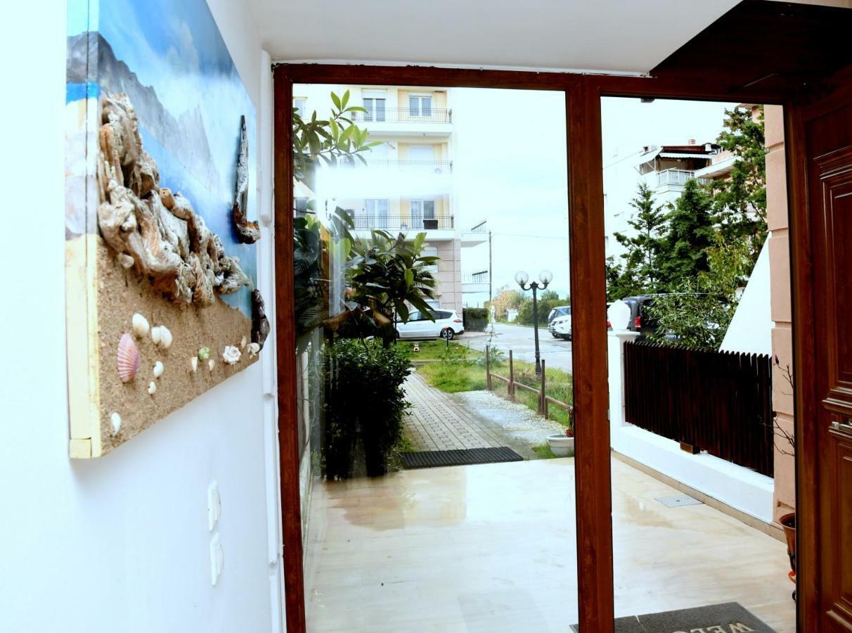 Studio On The Beach With Private Garden Agia Triada  Exterior photo
