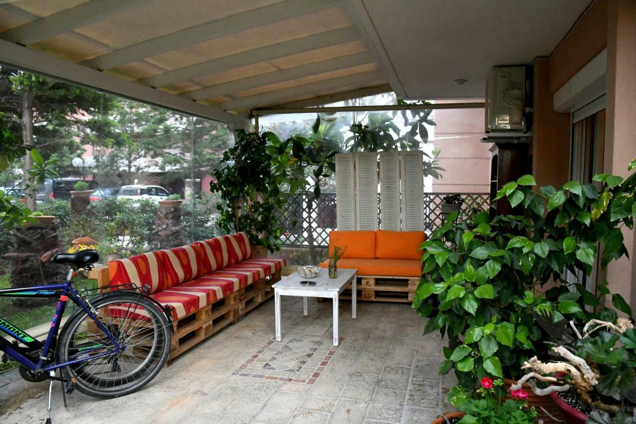 Studio On The Beach With Private Garden Agia Triada  Exterior photo